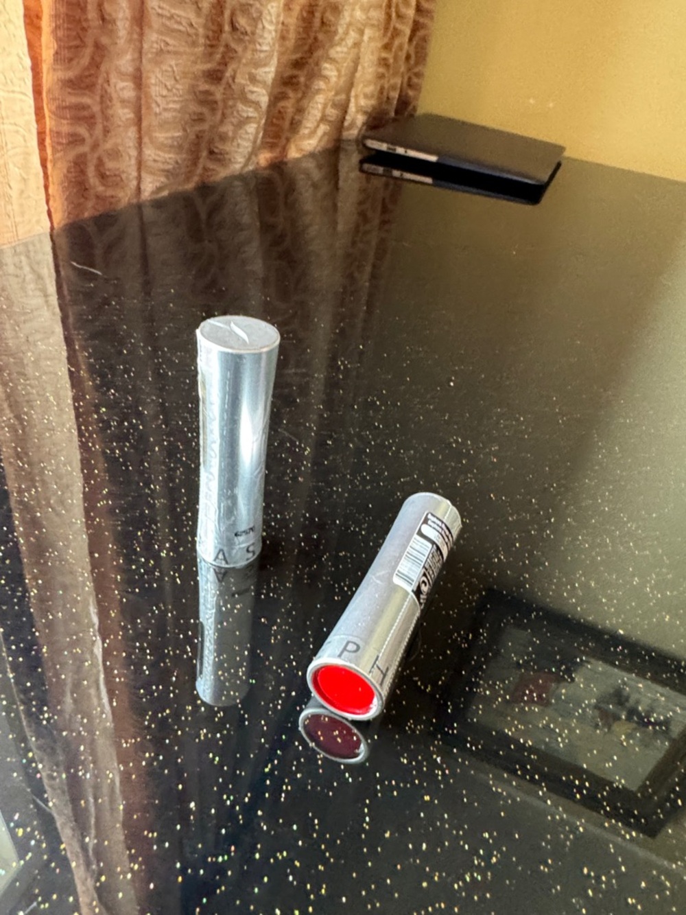 Sephora Silver Lipstick with Bright Red Shade